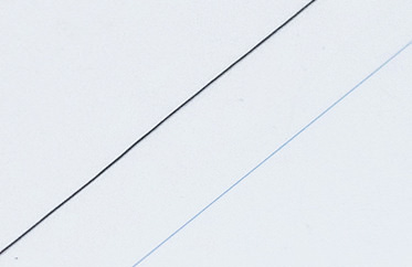 毛髪よりも細い糸