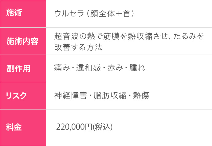 ウルセラ（30代｜女性）