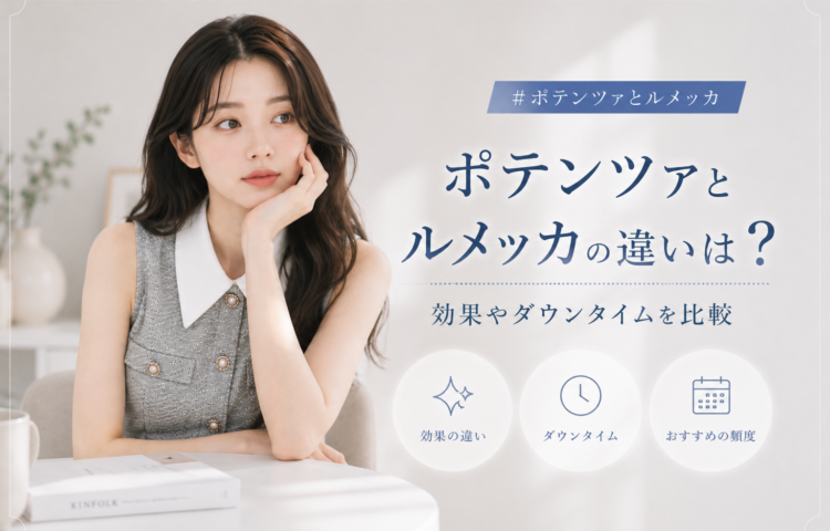 ポテンツァとルメッカの違いは？効果やダウンタイムを比較