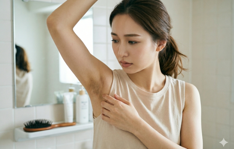 <strong>脇の黒ずみの原因と治し方とは？セルフケアから皮膚科でのレーザー治療まで解説</strong>