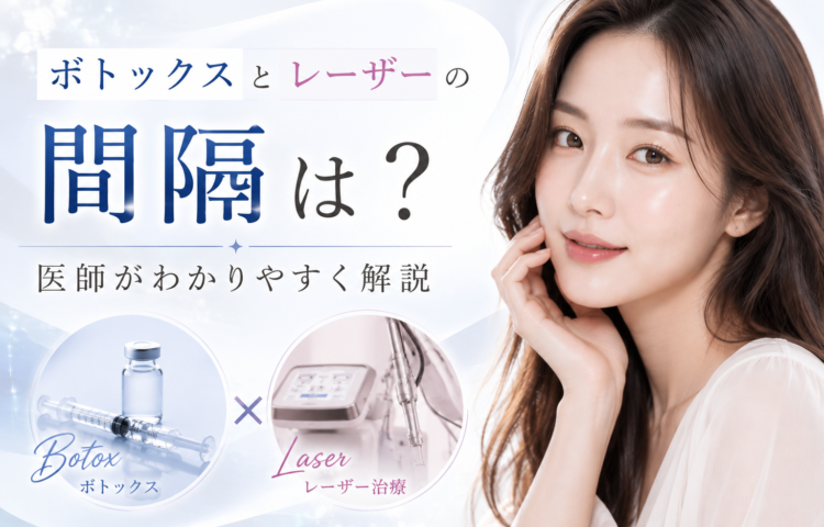 ボトックスとレーザーの間隔は？医師が解説