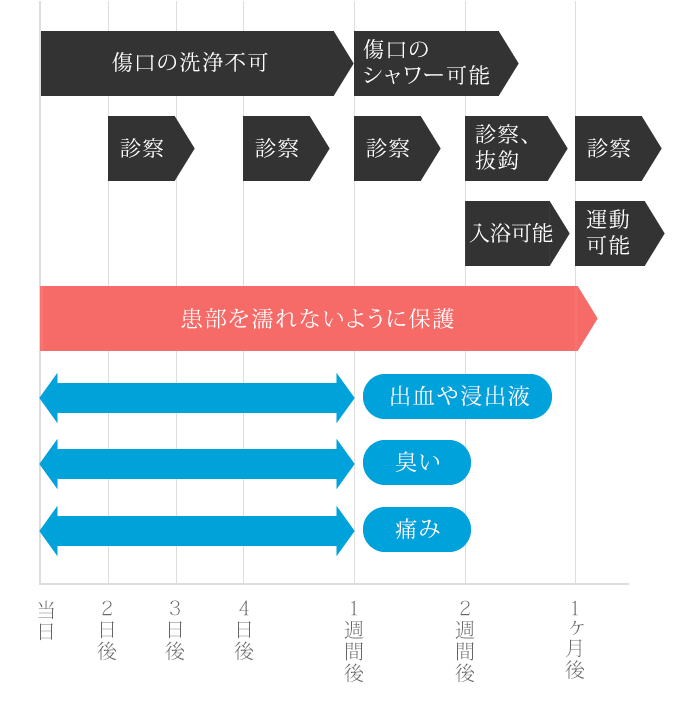 削皮術のダウンタイム